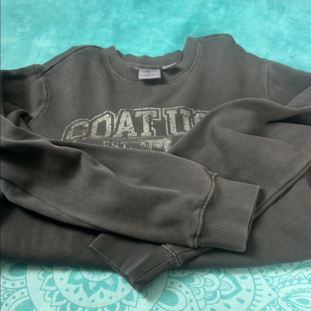 GOAT USA Charcoal Sweatshirt for Women - Picture 4 of 5